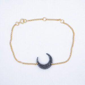 Pulsera Moon - Plata de Ley bañada en Oro