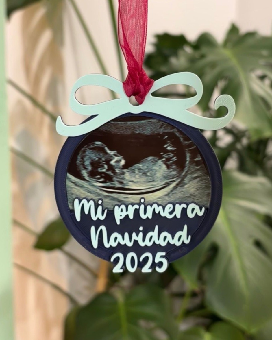 BOLA NAVIDAD MI PRIMERA NAVIDAD - ECOGRAFIA