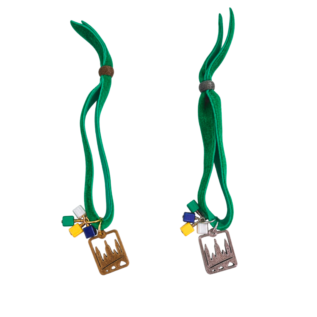 PULSERA MEDALLA DEL PILAR-VERDE